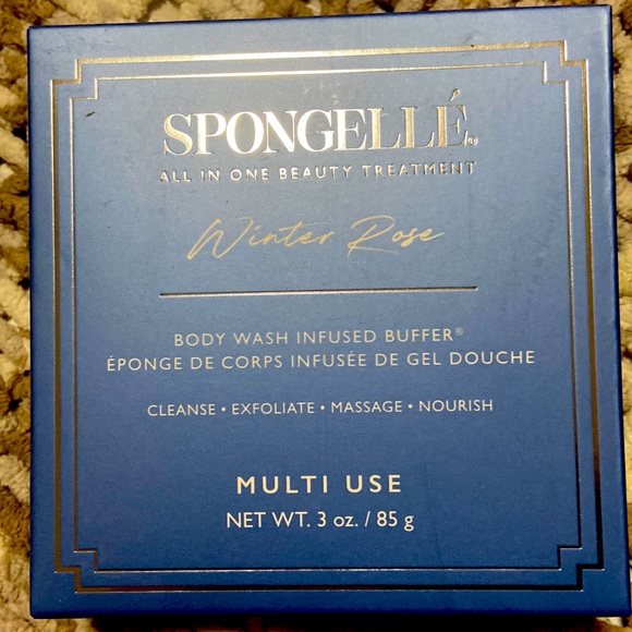 Sold. 2 for $22 SPONGELLE Body Wash Infused Body Buffer Sponge in Winter Rose - Picture 1 of 2
